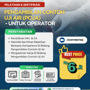 Pengambilan Contoh Uji Air (PCUA) – Untuk Operator