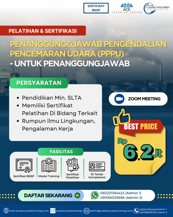 Penanggung Jawab Pengendalian Pencemaran Udara (PPPU) – Untuk Penanggung Jawab