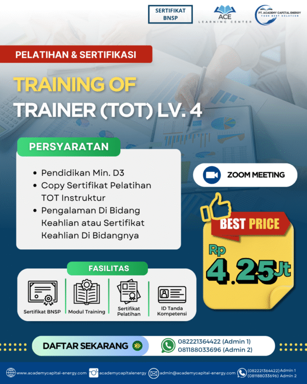 Training of Trainer (TOT) Level 4