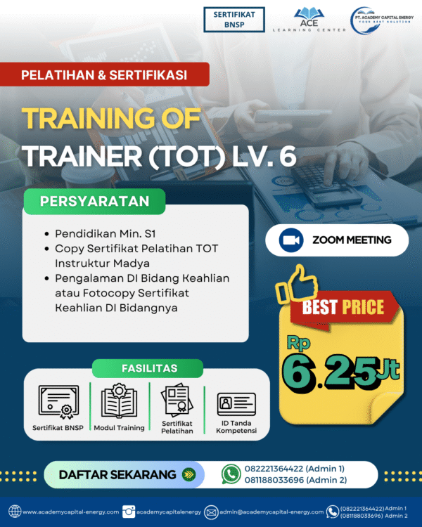 Training of Trainer (TOT) Level 6