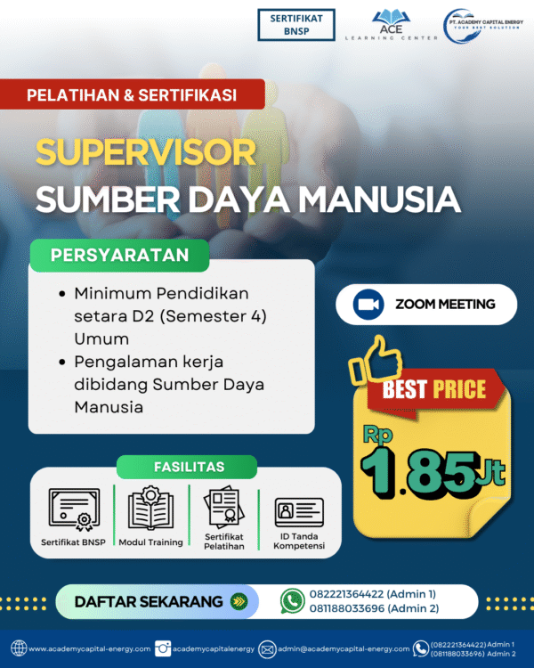Supervisor Sumber Daya Manusia