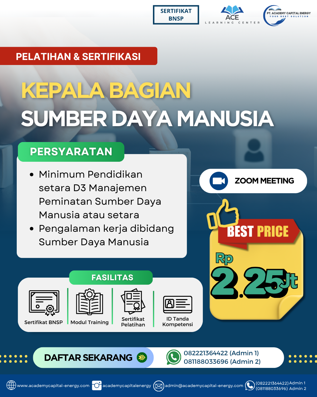 Kepala Bagian Sumber Daya Manusia