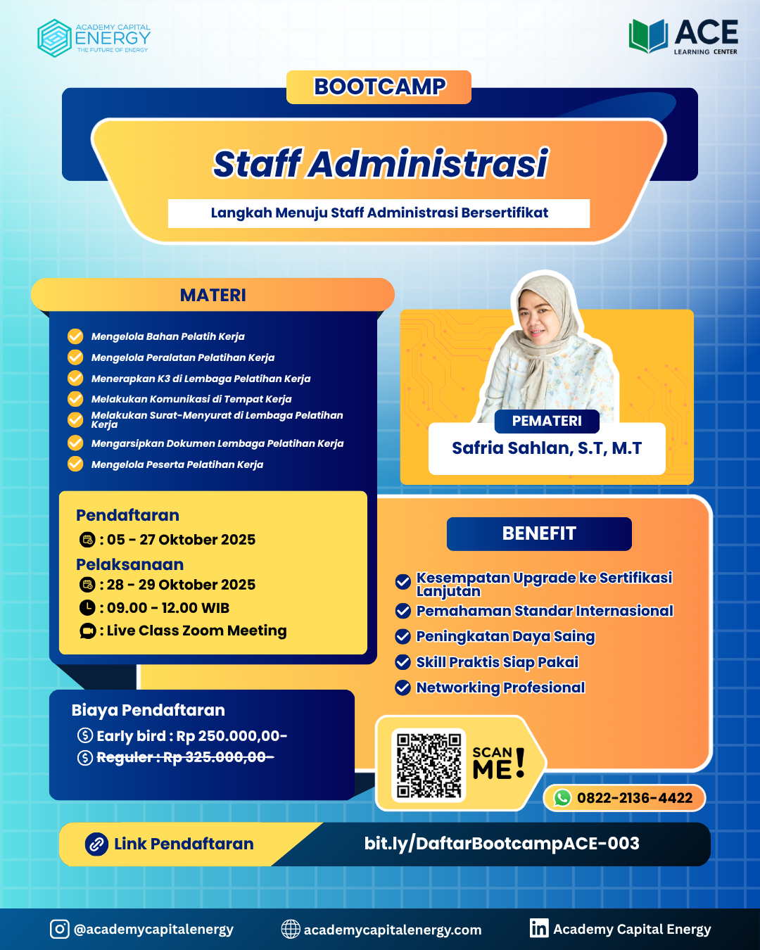 Bootcamp Staff Administrasi Bersertifikat
